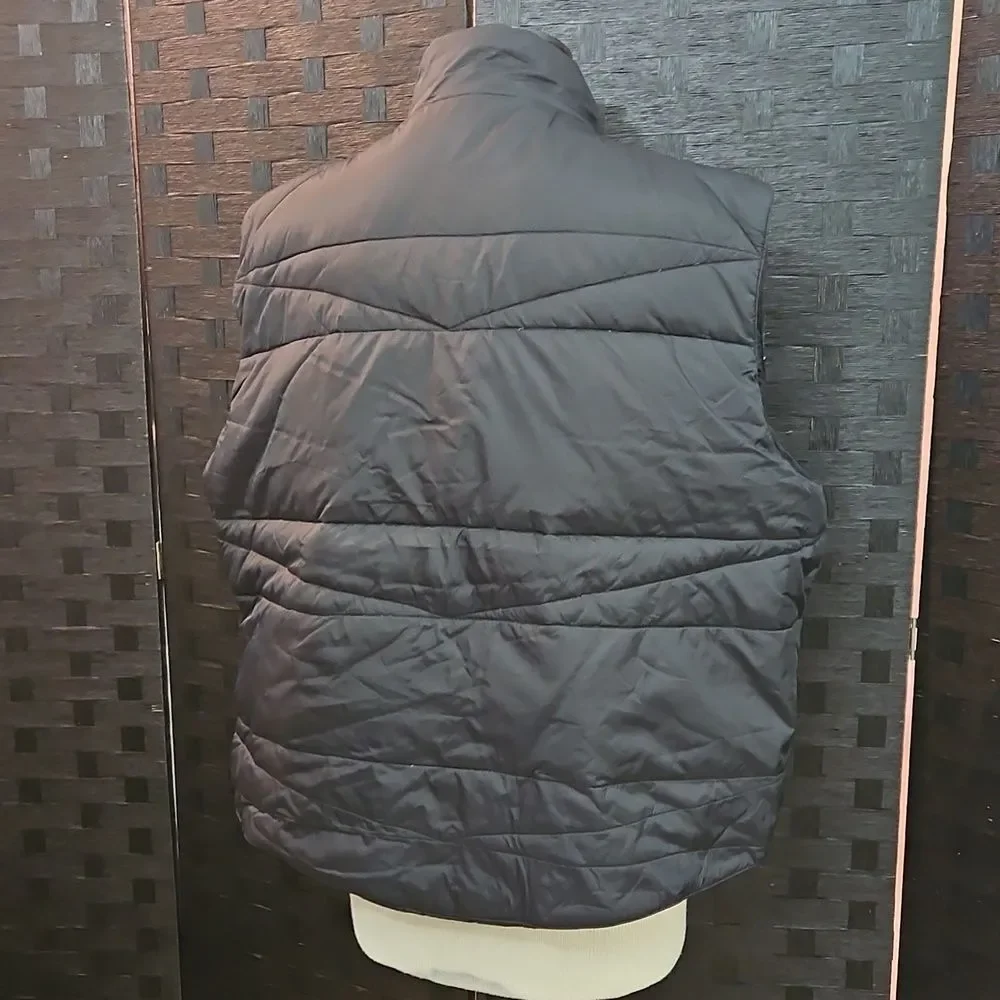 Todd Smith Men's Black Quilted Down Vest Size XXL